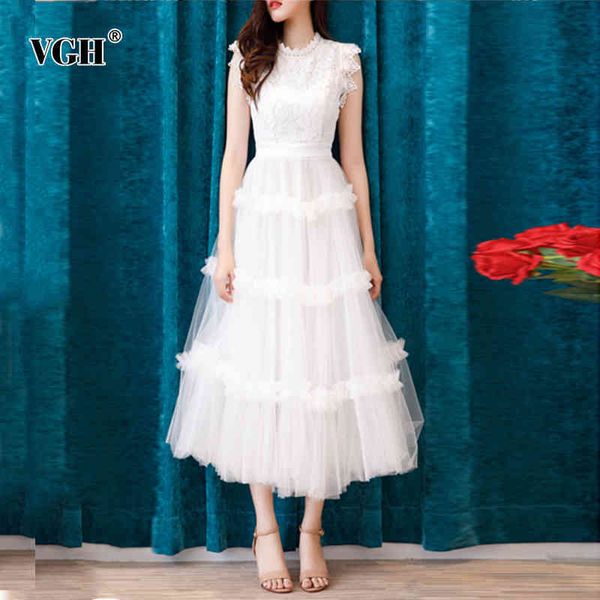 white elegant party dres sleeveless high waist lace patchwork mesh dresses female fashionable clothing 210507, Black;gray
white elegant party dres sleeveless high waist lace patchwork mesh dresses female fashionable clothing 210507, Black;gray