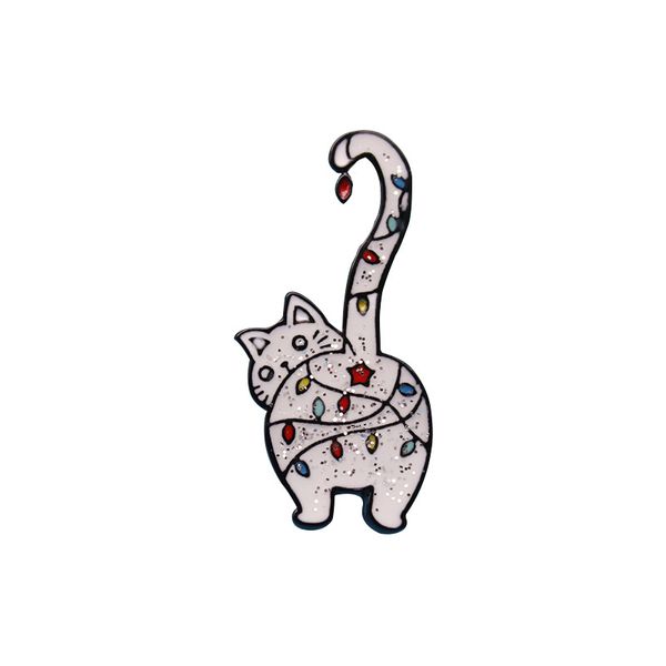 naughty cat brooch cartoon animal enamel pin for children lantern wraps around the body cat with raised tail metal badges jewelry small fash, Gray
naughty cat brooch cartoon animal enamel pin for children lantern wraps around the body cat with raised tail metal badges jewelry small fash, Gray