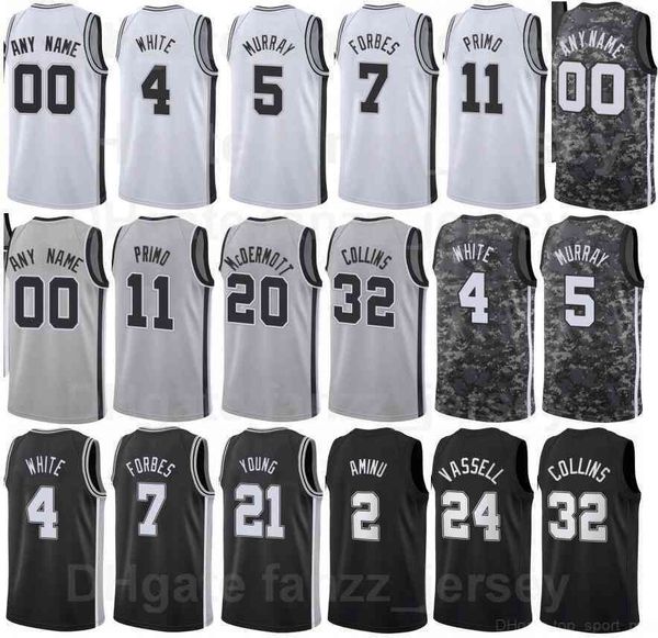 screen printed basketball joshua primo jersey 11 zach collins 23 tre jones 33 jock landale 34 keita bates-diop 31 white camo black team, Black;red
screen printed basketball joshua primo jersey 11 zach collins 23 tre jones 33 jock landale 34 keita bates-diop 31 white camo black team, Black;red