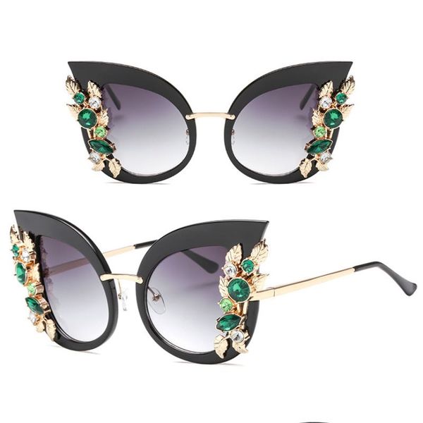 women oversized cat eye rhinestones sunglasses 8 colors big frame fashion sun glasses pretty glasses ys222, White;black
women oversized cat eye rhinestones sunglasses 8 colors big frame fashion sun glasses pretty glasses ys222, White;black