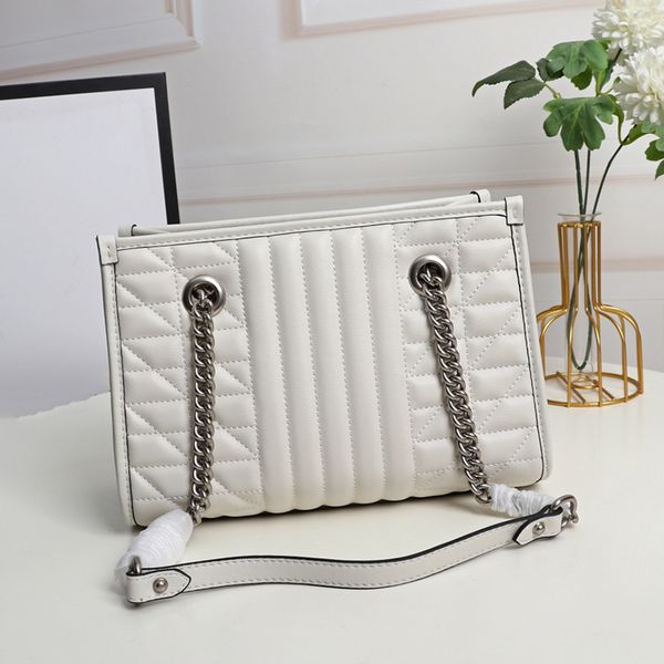 women tote marmont medium chain bags shoulder bag designer quilted leather handbags dark grey white cross body large capacity
women tote marmont medium chain bags shoulder bag designer quilted leather handbags dark grey white cross body large capacity