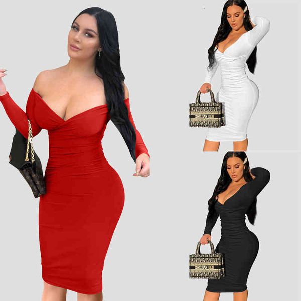 casual dresses 2022 spring long sleeved dress with straight shoulder and wrinkled buttocks for women l5w7, Black;gray
casual dresses 2022 spring long sleeved dress with straight shoulder and wrinkled buttocks for women l5w7, Black;gray