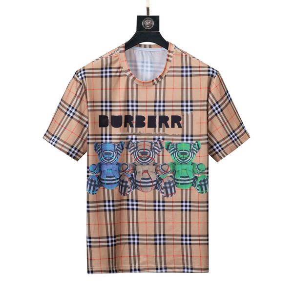 22ss men's t-shirt designer brand casual tee sports animal letters printed pattern summer street loose short sleeve s51, White;black 
22ss men's t-shirt designer brand casual tee sports animal letters printed pattern summer street loose short sleeve s51, White;black