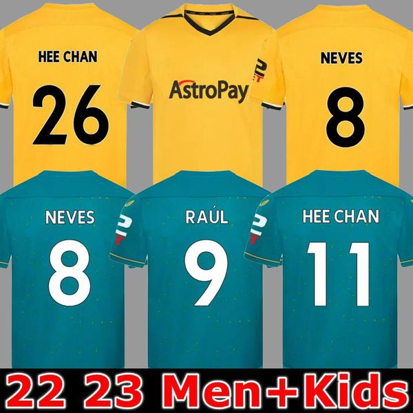 22 23 wolves soccer jerseys adama kilman semedo raul neto neves 2022 2023 wanderers j.otto podence gibbs white wolverhampton football shirts, Black;yellow
22 23 wolves soccer jerseys adama kilman semedo raul neto neves 2022 2023 wanderers j.otto podence gibbs white wolverhampton football shirts, Black;yellow