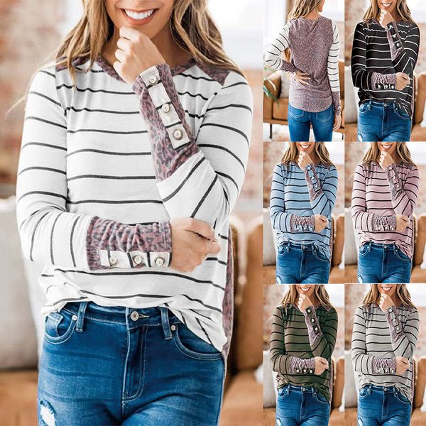 fancy new print good quality fashionable leopard stitching button cuffs long sleeve for women 2022 casual, White
fancy new print good quality fashionable leopard stitching button cuffs long sleeve for women 2022 casual, White