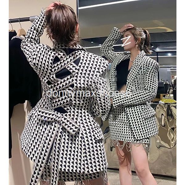 two piece dress design sense diamond binding open back suit coat 22 early spring silhouette high street chic slim love, White
two piece dress design sense diamond binding open back suit coat 22 early spring silhouette high street chic slim love, White
