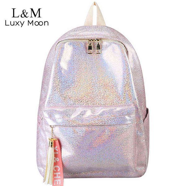 2021 women silver laser backpack glitter bling school bag teenage girls large fashion sequins rucksack stundents bags xa822h aa220316
2021 women silver laser backpack glitter bling school bag teenage girls large fashion sequins rucksack stundents bags xa822h aa220316