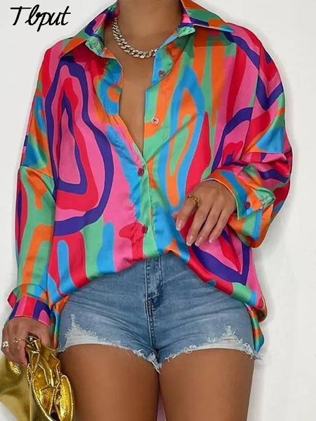 women s satin printed blouese elegant long sleeve lapel office ladies shirts summer casual loose button female shirt 220810, White
women s satin printed blouese elegant long sleeve lapel office ladies shirts summer casual loose button female shirt 220810, White