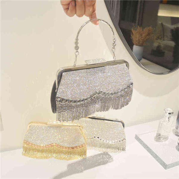 evening bag women wallets and handbags designer clutch bag new rhinestone banquet gold party purse chain shoulder 20220607
evening bag women wallets and handbags designer clutch bag new rhinestone banquet gold party purse chain shoulder 20220607