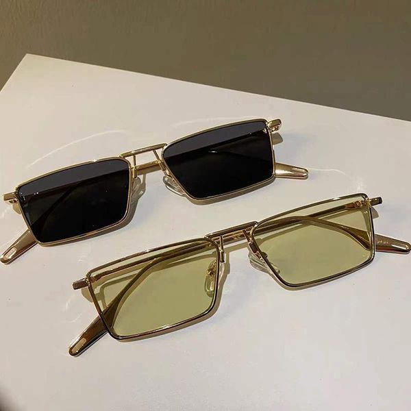 sunglasses fashion small box metal frame rectangle glasses the vintage men and women designer driving eyeglasses, White;black
sunglasses fashion small box metal frame rectangle glasses the vintage men and women designer driving eyeglasses, White;black