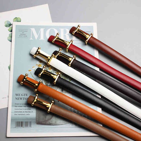 leather hig quality men logo belt luxury brand ladies fasion trend 2022 new tin women's narrow simple accessories dress decorative wais, Black;brown
leather hig quality men logo belt luxury brand ladies fasion trend 2022 new tin women's narrow simple accessories dress decorative wais, Black;brown