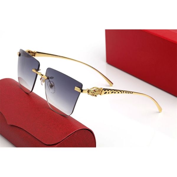 sun glass eyewear metal sunglasses rimless square big sunglasses luxury mens sunglass popular sun glasses desinger shade with cases, Silver
sun glass eyewear metal sunglasses rimless square big sunglasses luxury mens sunglass popular sun glasses desinger shade with cases, Silver