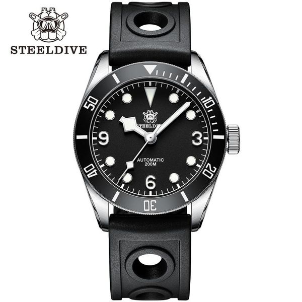 wristwatches steeldive sd1958 men's diving watch sapphire 200m water resistance nh35 automatic movement wristwatch luminous, Slivery;brown
wristwatches steeldive sd1958 men's diving watch sapphire 200m water resistance nh35 automatic movement wristwatch luminous, Slivery;brown