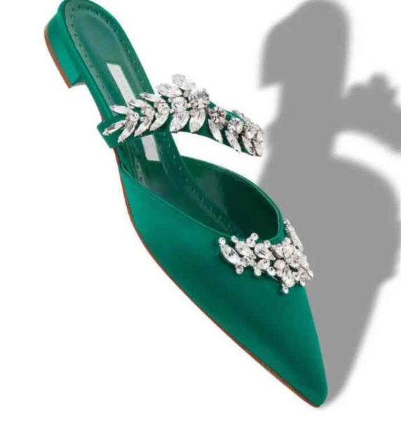 famous summer women lurum sandals flat satin crystal-embellished women's mules stacked heels party dress lady slippers, Black
famous summer women lurum sandals flat satin crystal-embellished women's mules stacked heels party dress lady slippers, Black