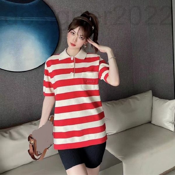 women's jackets designer g high version 22 spring and summer striped polo knit skirt loose casual middle t-shirt college style couple s, Black;brown
women's jackets designer g high version 22 spring and summer striped polo knit skirt loose casual middle t-shirt college style couple s, Black;brown