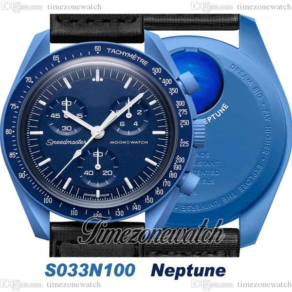bioceramic moonswatch swiss quqrtz chronograph mens watch so33n100 mission to neptune 42mm real navy blue ceramic black nylon with271e, Slivery;brown
bioceramic moonswatch swiss quqrtz chronograph mens watch so33n100 mission to neptune 42mm real navy blue ceramic black nylon with271e, Slivery;brown