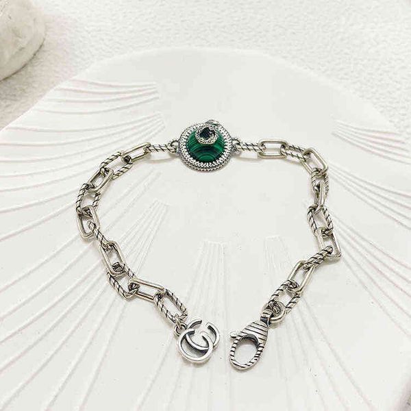 factory outlet silver malachite bracelet pendant twisted hand ornament hip hop gift high version, Black
factory outlet silver malachite bracelet pendant twisted hand ornament hip hop gift high version, Black
