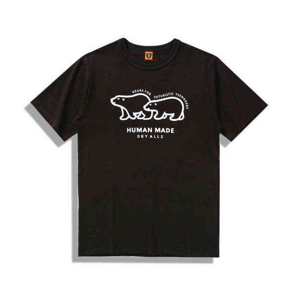high human made street t-shirt polar bear love printed slub cotton hip hop loose leisure teest220721, White;black
high human made street t-shirt polar bear love printed slub cotton hip hop loose leisure teest220721, White;black