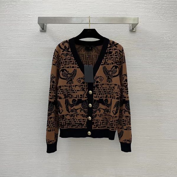 milan runway sweaters 2022 autumn long sleeves v neck print women's sweater high end jacquard cardigan designer sweater 0717-7, White;black
milan runway sweaters 2022 autumn long sleeves v neck print women's sweater high end jacquard cardigan designer sweater 0717-7, White;black