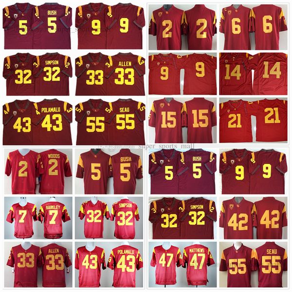 ncaa usc trojans college football jerseys 32 o.j simpson 33 marcus allen 42 ronnie lott 43 troy polamalu 47 clay matthews 55 junior seau sti, Black
ncaa usc trojans college football jerseys 32 o.j simpson 33 marcus allen 42 ronnie lott 43 troy polamalu 47 clay matthews 55 junior seau sti, Black