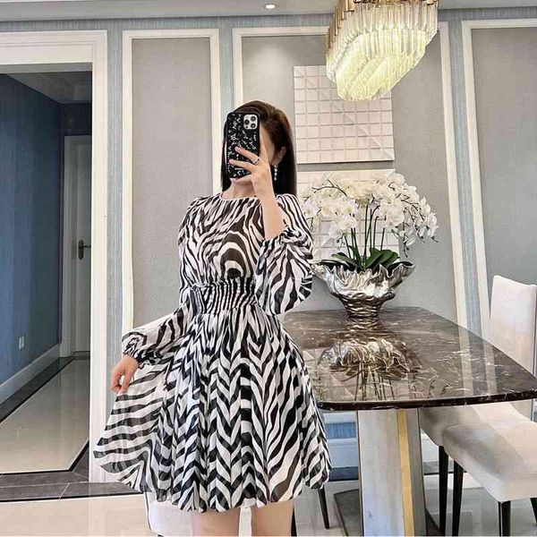 casual dresses european and american y original summer du jia skirt zebra print chiffon silk long sleeve elastic waist dress, Black;gray
casual dresses european and american y original summer du jia skirt zebra print chiffon silk long sleeve elastic waist dress, Black;gray