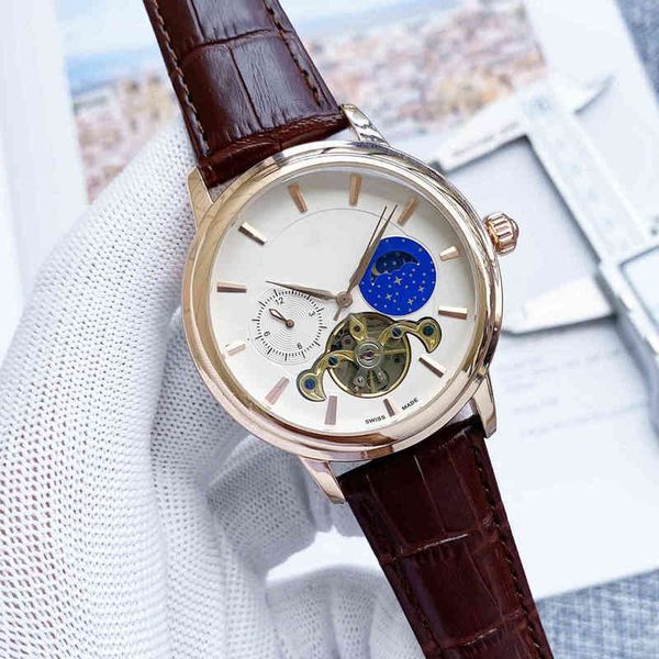 fashion baida fully automatic mechanical men's business three eye trend calendar leisure watch, Slivery;brown
fashion baida fully automatic mechanical men's business three eye trend calendar leisure watch, Slivery;brown