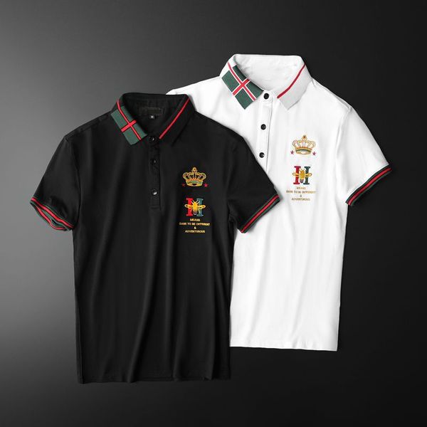 2022 summer men's t-shirts new trend mercerized heavy industry short sleeve t-shirt, White;black
2022 summer men's t-shirts new trend mercerized heavy industry short sleeve t-shirt, White;black
