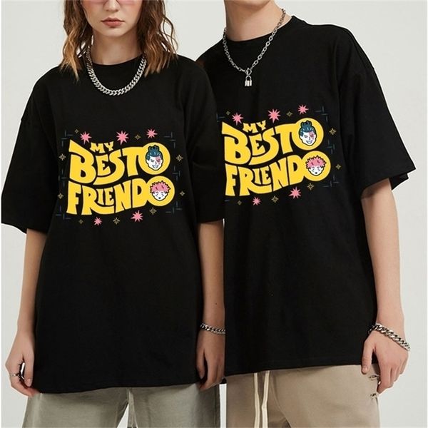 men tshirt jujutsu kaisen my o friendo todo novelty 100% cotton tee shirt anime t shirts o neck clothing plus size 220610, White;black
men tshirt jujutsu kaisen my o friendo todo novelty 100% cotton tee shirt anime t shirts o neck clothing plus size 220610, White;black