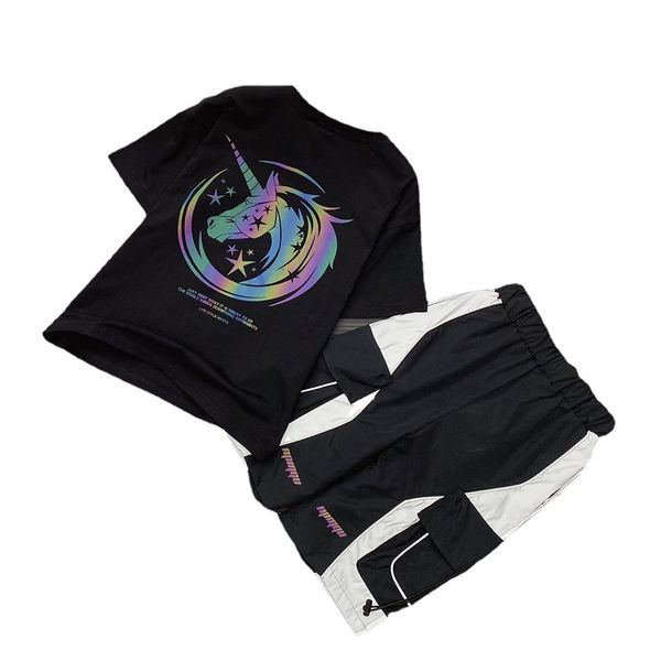 designer tracksuit childrens clothing sets shorts 2 pieces unicorn glow-in-the-dark pattern sports style kids boys girls 5 colors to choose, White
designer tracksuit childrens clothing sets shorts 2 pieces unicorn glow-in-the-dark pattern sports style kids boys girls 5 colors to choose, White