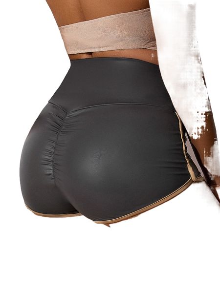 sxy scrunch butt pu leather shorts w2zj#, White;black
sxy scrunch butt pu leather shorts w2zj#, White;black