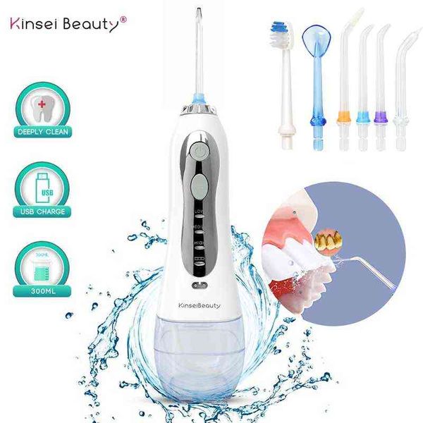 portable oral irrigator water dental flosser 3 modes cordless usb charger jet floss tooth pick 6 tip 300ml 220518
portable oral irrigator water dental flosser 3 modes cordless usb charger jet floss tooth pick 6 tip 300ml 220518