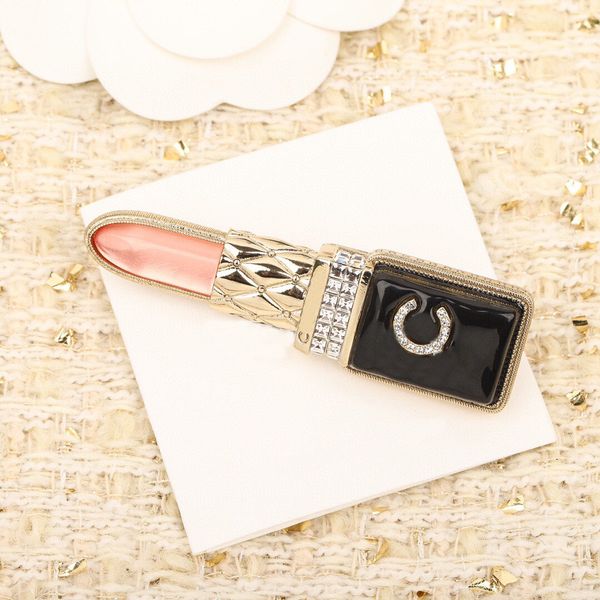 2022 charm brooch with diamond and pink black enamel color design for women engagement jewelry gift have box stamp ps4040a, Golden
2022 charm brooch with diamond and pink black enamel color design for women engagement jewelry gift have box stamp ps4040a, Golden