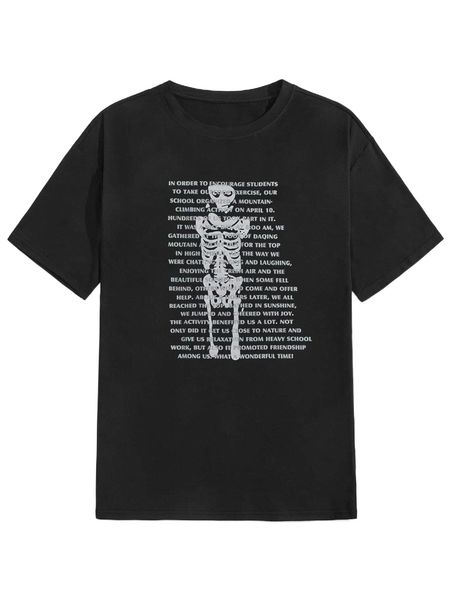 romwe guys slogan skeleton graphic tee g7pa#, White;black
romwe guys slogan skeleton graphic tee g7pa#, White;black