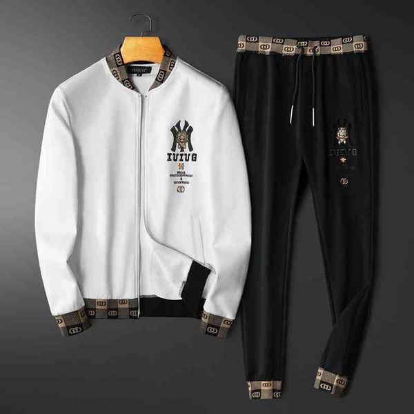 men's sports fashion trend brand clothing cotton sweater leisure suit pants, Gray 
men's sports fashion trend brand clothing cotton sweater leisure suit pants, Gray