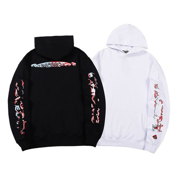 2022 american classic brand ch hoodie cross blue red gradient sanskrit alphabet men and women casual loose sweater jacket, Black
2022 american classic brand ch hoodie cross blue red gradient sanskrit alphabet men and women casual loose sweater jacket, Black