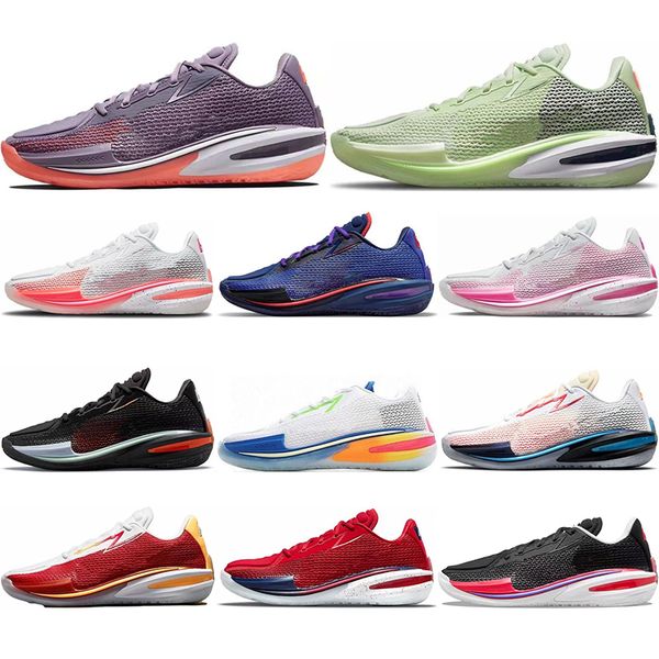 with box latest zoom g.t. cut mens basketball shoes low sneakers gt black crimson green grinch laser blue university pink breast cancer void, White;red 
with box latest zoom g.t. cut mens basketball shoes low sneakers gt black crimson green grinch laser blue university pink breast cancer void, White;red