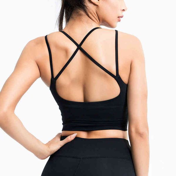 same thin shoulder belt awakening beautiful back sports bra naked sense fitness shockproof gathered yoga underwearss, Black;white
same thin shoulder belt awakening beautiful back sports bra naked sense fitness shockproof gathered yoga underwearss, Black;white