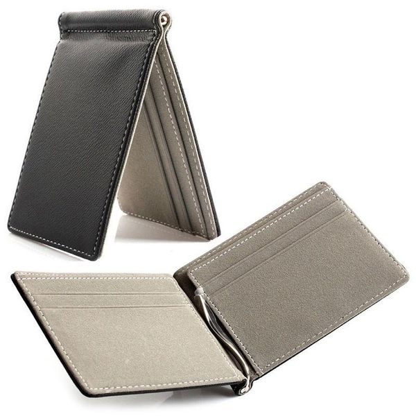 money clips faux leather slim men wallet clip contract color simple design burnished edges brand bifold walletsmoney, Black 
money clips faux leather slim men wallet clip contract color simple design burnished edges brand bifold walletsmoney, Black