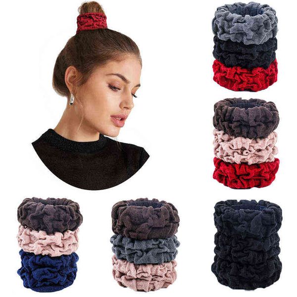 1/2/3 pcs/lot wide thick elastic hair bands solid seamless scrunchies rubber bands for women girls hair ties ropes accessories aa220323, Pink 
1/2/3 pcs/lot wide thick elastic hair bands solid seamless scrunchies rubber bands for women girls hair ties ropes accessories aa220323, Pink