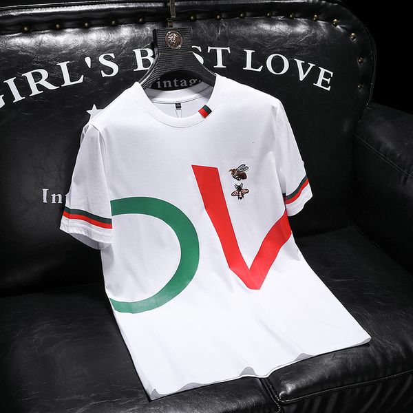 men's t-shirts designer prepare large goods and make for a long time. 2022 new summer men's embroidered mercerized cotton short sl, White;black
men's t-shirts designer prepare large goods and make for a long time. 2022 new summer men's embroidered mercerized cotton short sl, White;black