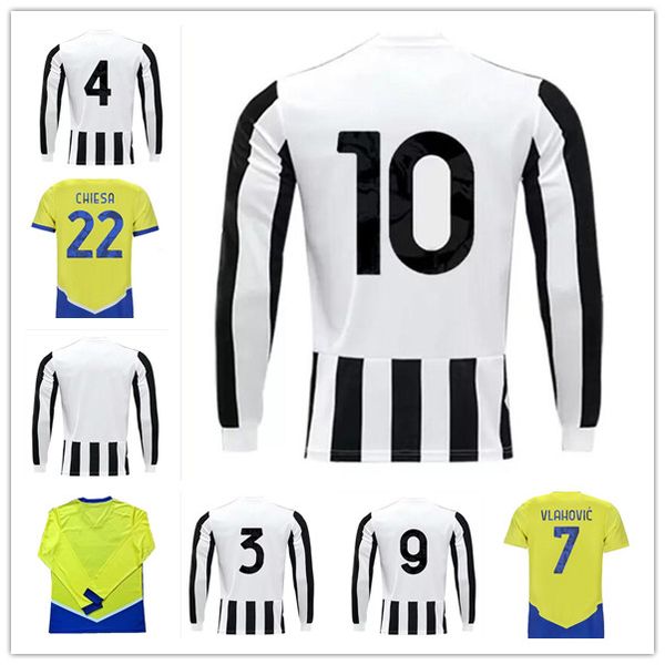 long vlahovic juventus soccer jersey dybala chiesa 2021 2022 bonucci locatelli 21 22 23 morata mckennie chiellini adults and kids, Black;yellow
long vlahovic juventus soccer jersey dybala chiesa 2021 2022 bonucci locatelli 21 22 23 morata mckennie chiellini adults and kids, Black;yellow