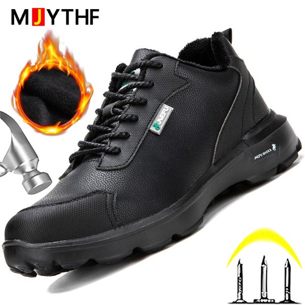 male leather shoes warm winter boots work shoes anti-smash anti-puncture safety shoes men boots waterproof industrial, Red;white
male leather shoes warm winter boots work shoes anti-smash anti-puncture safety shoes men boots waterproof industrial, Red;white