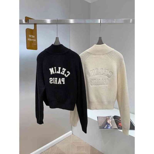 2022c factory direct sale trendy brand men's t-shirts women's chaopai autumn winter c new short neck zip knit cardigan, White
2022c factory direct sale trendy brand men's t-shirts women's chaopai autumn winter c new short neck zip knit cardigan, White