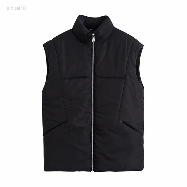 women 2021 fashion thick warm zipper vest jacket retro women sleeveless cotton vest jacket fashion l220725, White
women 2021 fashion thick warm zipper vest jacket retro women sleeveless cotton vest jacket fashion l220725, White