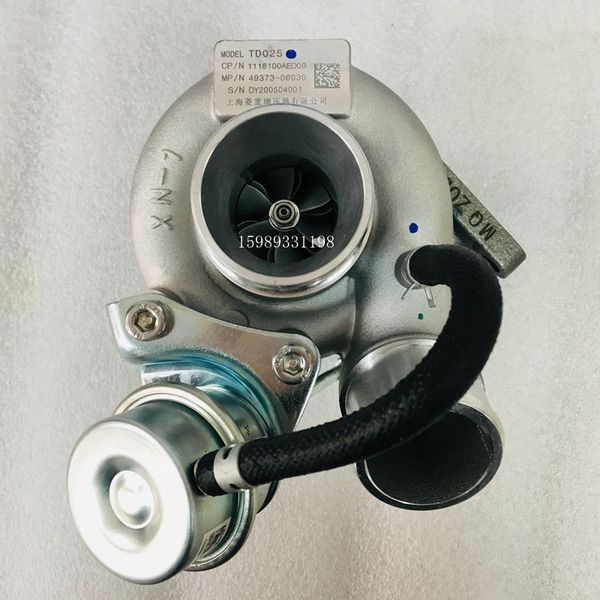 new turbo mhi td025 49131-04610 04630 1118100aed09 turbocharger for great wall h54d20e 2.0 engine 82kw feng jun pickup truck
new turbo mhi td025 49131-04610 04630 1118100aed09 turbocharger for great wall h54d20e 2.0 engine 82kw feng jun pickup truck