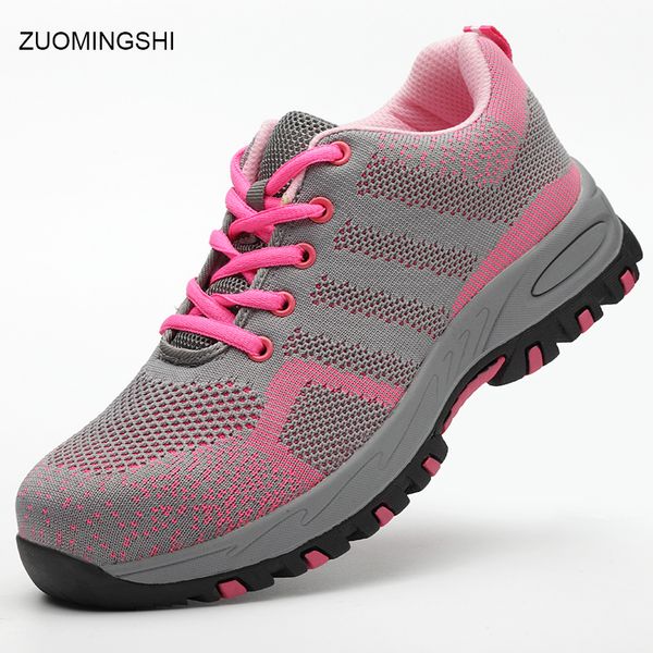 new shoes women safety shoes breathable work boots light bot and comfortable safety boots with steel toe and steel sole, Black;red
new shoes women safety shoes breathable work boots light bot and comfortable safety boots with steel toe and steel sole, Black;red