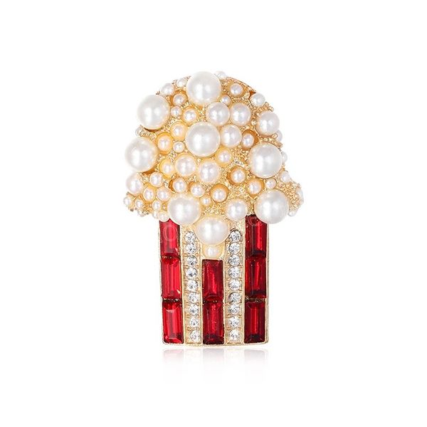 imitation pearls popcorn brooches for women rhinestone food pins party casual office brooch pin cute gifts jewelry, Gray
imitation pearls popcorn brooches for women rhinestone food pins party casual office brooch pin cute gifts jewelry, Gray