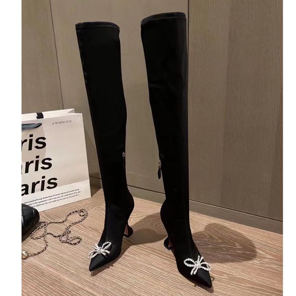 designer black pointed toe boots amina muadi women horseshoe heel boots over knee desert boots radiant crystal winter shoes size us4-11 no38
designer black pointed toe boots amina muadi women horseshoe heel boots over knee desert boots radiant crystal winter shoes size us4-11 no38