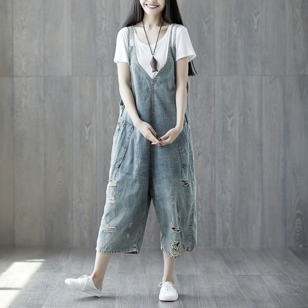 helisopu new wide leg bib denim overalls fashion cowboy loose retro ripped hole jean jumpsuits crotch rompers y200904, Black;white
helisopu new wide leg bib denim overalls fashion cowboy loose retro ripped hole jean jumpsuits crotch rompers y200904, Black;white