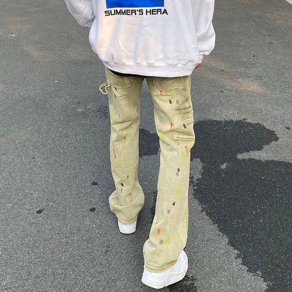 painted jeans retro letter embroidery casual denim trourser for men and women hip hop straight oversized loose pants, Blue
painted jeans retro letter embroidery casual denim trourser for men and women hip hop straight oversized loose pants, Blue